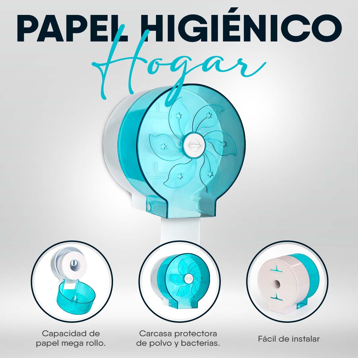 Dispensador de Papel Higiénico Hogar